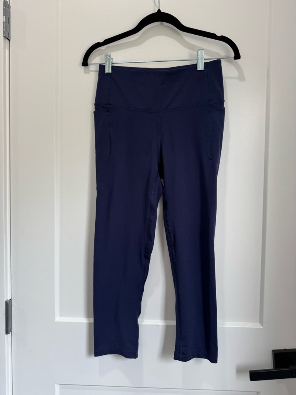 Under Armour Navy High-Waist Capri Leggings with Pockets